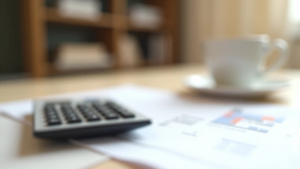 Taschenrechner und Notizen mit Rentenberechnungen auf dem Tisch