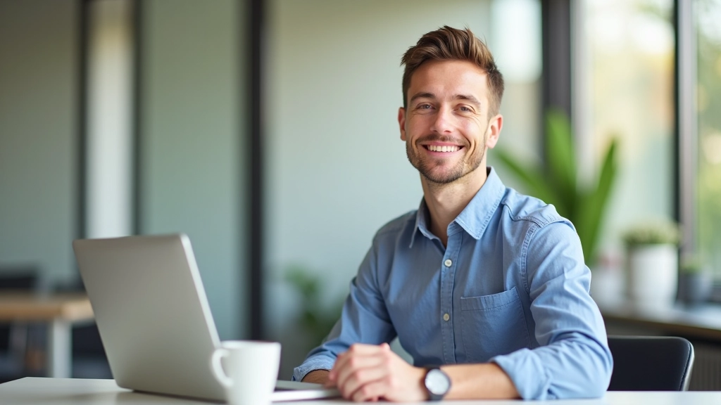 Person am Laptop mit Kaffee und Finanzunterlagen zur Planung von Nebeneinkommen