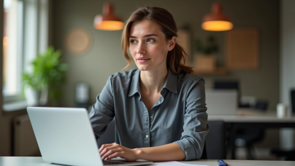 Person sitzt am Schreibtisch mit Laptop und Taschenrechner, arbeitet an Finanzplanung