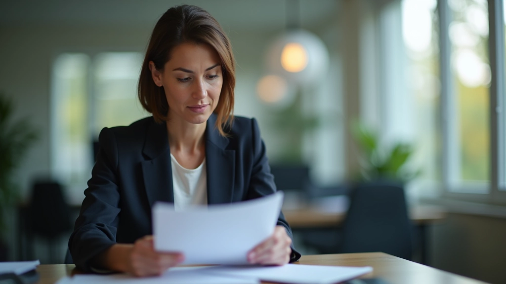 Person bei der Besprechung von Rentenplänen und Versicherungsoptionen mit Dokumenten